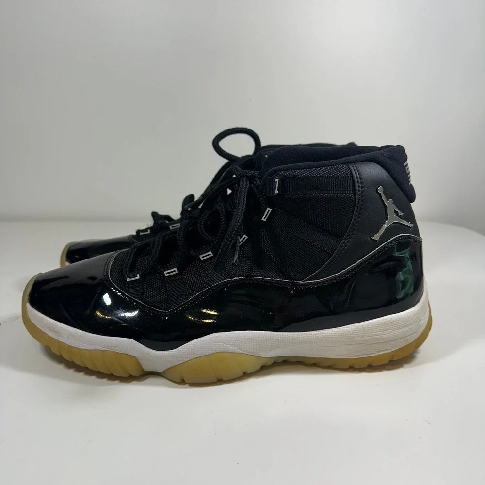 Air Jordan 11 Retro Jubilee 25th Anniversary Black White Mens Size 11